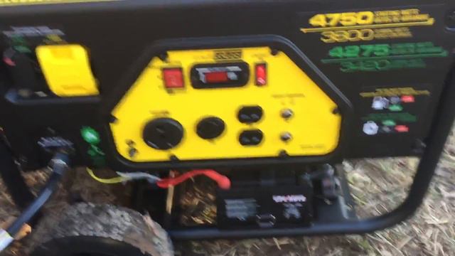 Champion Dual Fuel 3800 Watt Propane Generator смотреть онлайн