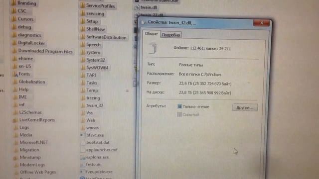 Папка windows много весит смотреть онлайн