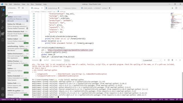 Angle Broking Smart API Python [Full Source Code] [Beginner] | Order Place Demo | TOTP Login 2023 смотреть онлайн