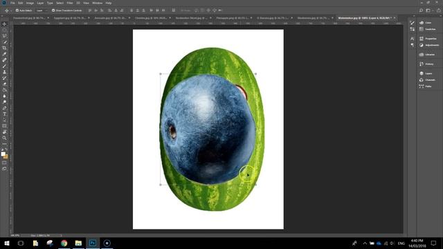 Adobe Photoshop Tutorial - Food Face смотреть онлайн