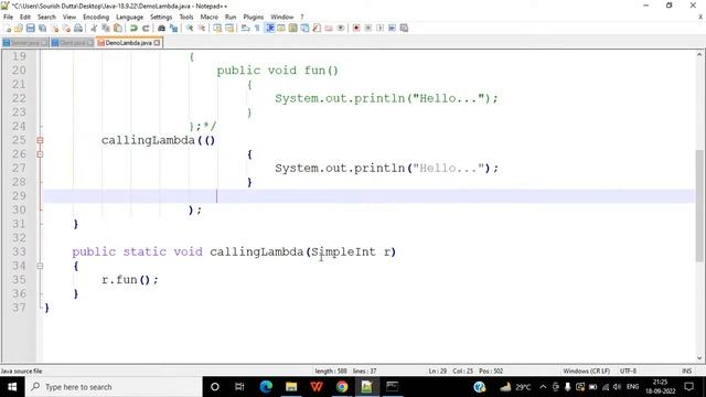 Java Lambda Expression basic смотреть онлайн