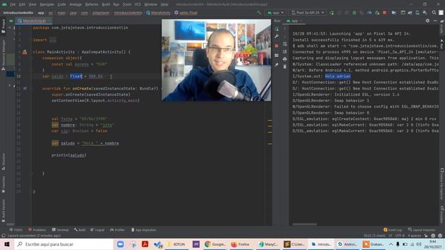 Kotlin Básico 05 - Tipos de Datos y sus ámbitos смотреть онлайн