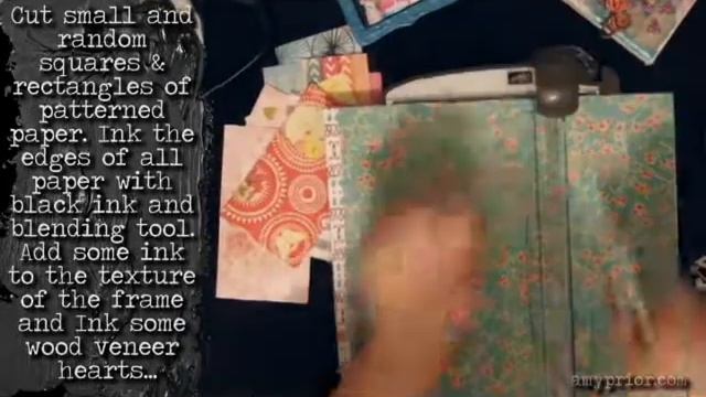 Mixed Media Scrapbooking Canvas - Scraps Of Darkness June Sindii's Summer Day Kit