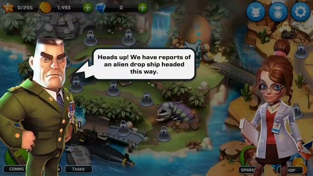 Alien Creeps TD - Epic tower defense Gameplay Smart Game Pro смотреть онлайн