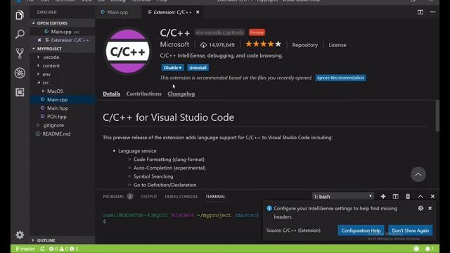 SFML - Easy Setup With VS Code (C++ Tutorial) смотреть онлайн