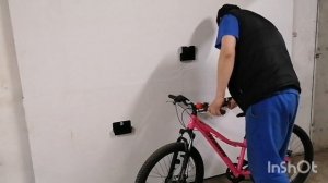 СКЛАДНОЕ крепление для велосипеда на стену за педаль