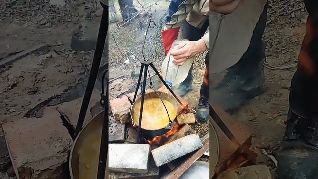 Уха на костре из толстолоба. оригинальный рецепт. смотреть онлайн