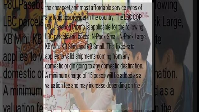 LBC’s Php 80 Pasabog Promo for cash on pick up transactions смотреть онлайн