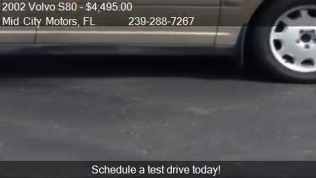 2002 Volvo S80 2.9 4dr Sedan for sale in Fort Myers , FL 339 смотреть онлайн