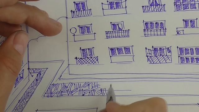 Рисуем вид из окна. Интенсив дизайн городской среды. ядизайнер смотреть онлайн