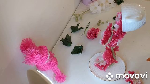 Парящая чашка или водопад из цветов! Красота! ??? смотреть онлайн