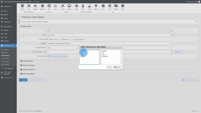 WP Data Access - Creating & Publishing Data Tables смотреть онлайн