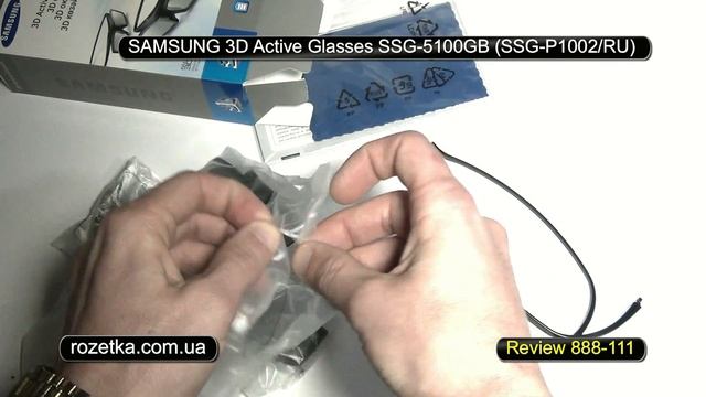 3D Active Glasses Samsung SSG-5100GB/RU Ssg-p51002 Review 888-111 Обзор