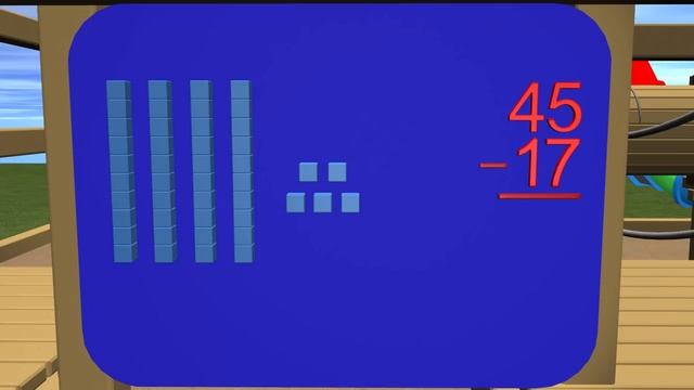Subtraction with Regrouping - Math Video for 2nd Grade смотреть онлайн