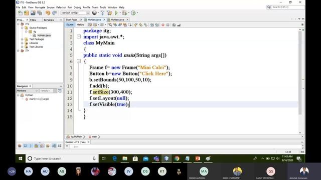 Exception Handling and Awt in java смотреть онлайн