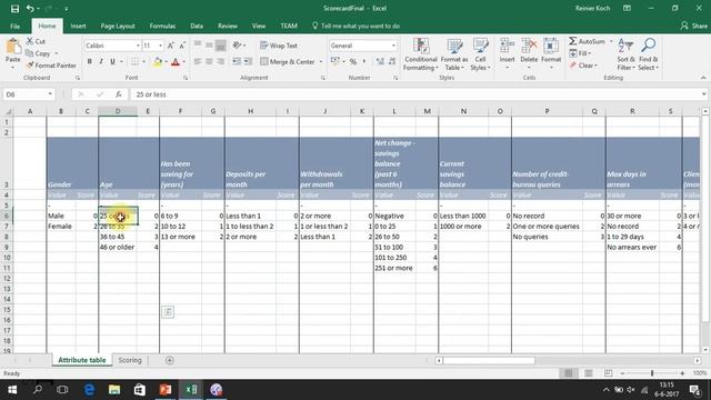 Credit Scoring Models : example and explanation of an expert score card model in Excel смотреть онлайн