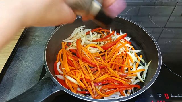 Рулетики с Овощами в Азиатском Стиле