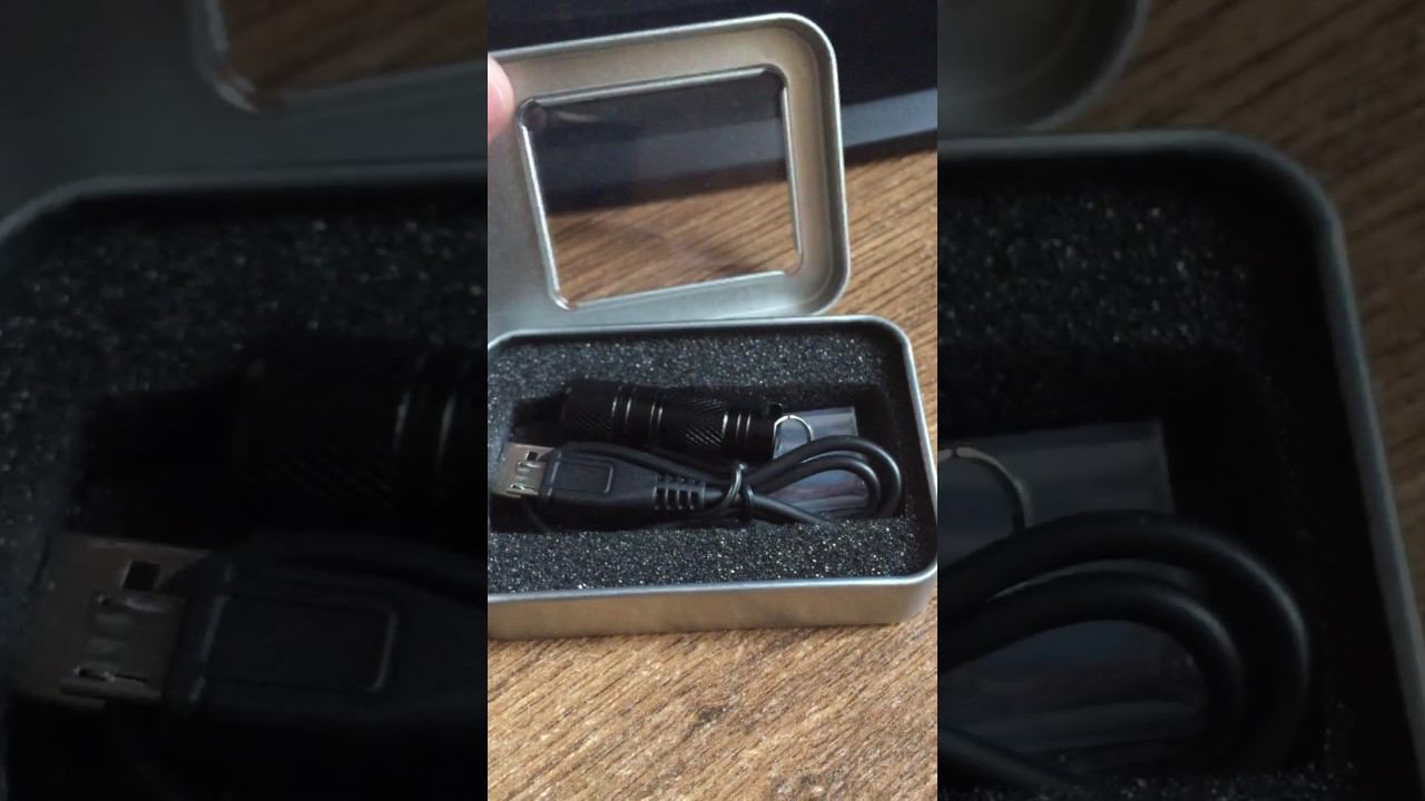 Обзор мини фонарика с алиэкспресс.