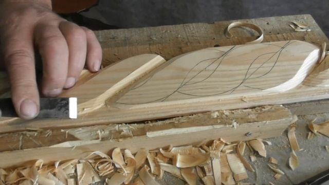 Резьба по дереву . Потолочный карниз смотреть онлайн