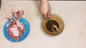 отбивная с куриной голени