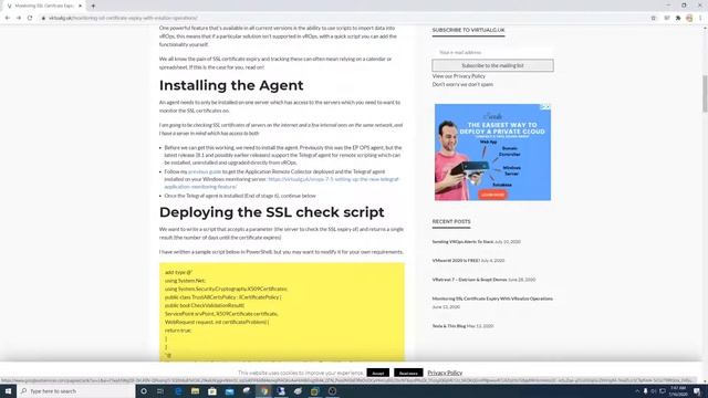 021 #vmwaredailytip | Monitoring SSL Certificate Expiry With vRealize Operations | #VMUG #vExpert смотреть онлайн
