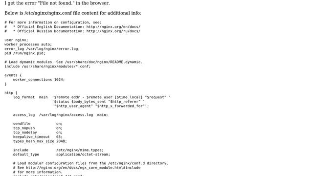 DevOps & SysAdmins: Nginx+PHP-FPM "File not found" when changing Root directory in Centos 8 смотреть онлайн