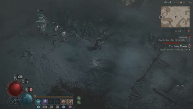 Malnok Stronghold Diablo 4 Necromancer Gameplay 4K HDR | Diablo 4 Stronghold Gameplay | Diablo 4 PS смотреть онлайн