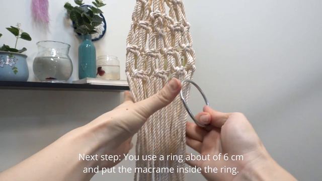 DIY large macrame plant hanger design two cradles for the macrame plant hanger смотреть онлайн