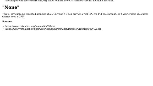 What are differences between VBoxVGA, VMSVGA and VBoxSVGA in VirtualBox? (6 Solutions!!) смотреть онлайн