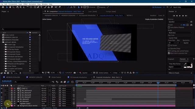 After Effects Композиции редактирование(афтер эффектс) смотреть онлайн