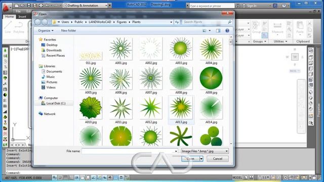 Insert New Existing Plant in LANDWorksCAD for AutoCAD Database смотреть онлайн