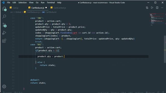 React Tutorial #6 E-Commerce (Inc, Dec & Delete Shopping Cart) [Urdu/Hindi] смотреть онлайн
