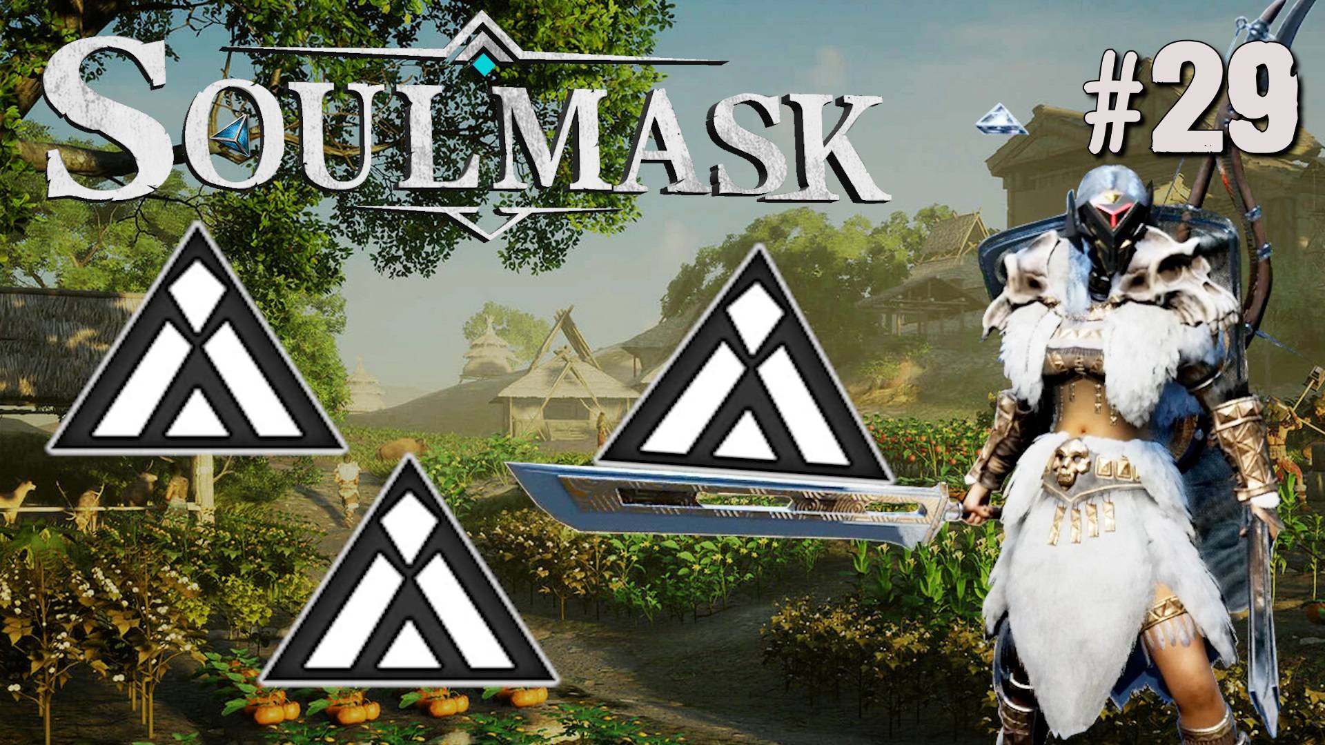 ЗАЧИСТКА ПОСЛЕДНИХ ВАРВАРСКИХ БАРАКОВ НА КАРТЕ SOULMASK. №29 смотреть онлайн