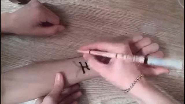 Как сделать временную татуировку в домашних условиях смотреть онлайн