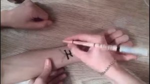 Как сделать временную татуировку в домашних условиях