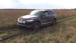 Туарег на бездорожье-6 на цепях