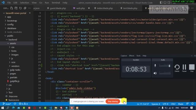 Laravel 8 News Portal CMS (Online) Day 17-Jul-2022 Part 4 - Khmer HKimhab смотреть онлайн