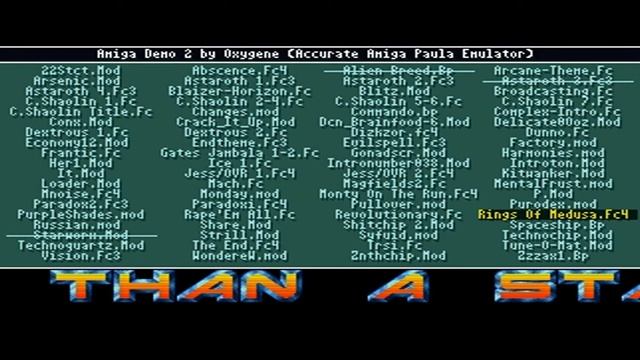 Amiga Demo 2 - Rings of Medusa (Atari STE) смотреть онлайн