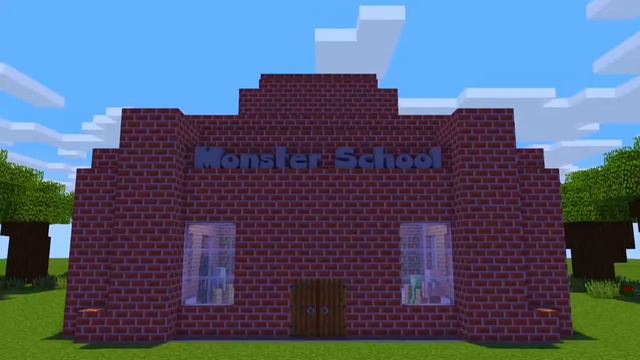 школа монстров майнкрафт анимация. Рисование челлендж. смотреть онлайн