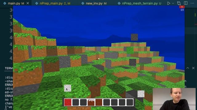 Python Minecraft with Ursina: coding a functional inventory - part 15 смотреть онлайн