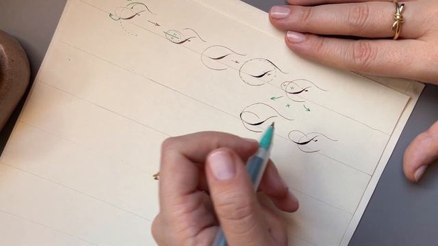 Гениальное пособие по росчеркам на буквах. Урок по каллиграфии острым пером. смотреть онлайн