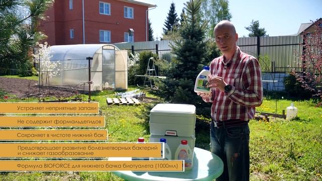 Краткий обзор модели биотуалета BIOFORCE Compact WC 15-20