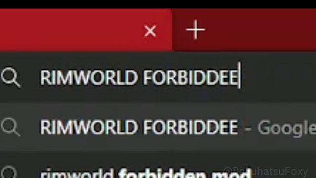 Rimworld: Forbidden Mod