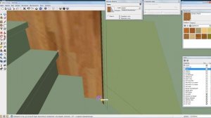 Лестница в маленький проем.