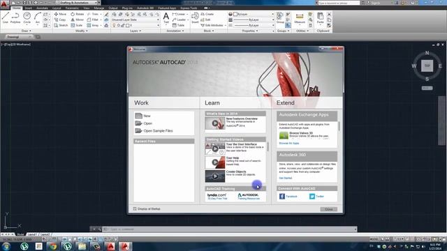 Tutorial Autocad 2014 Introducere Ep 1 смотреть онлайн