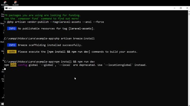 Fixed : Laravel 9 breeze npm run dev not working смотреть онлайн