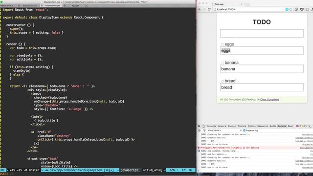 Edit TODO II | Learn ReactJS in steps Episode 17 смотреть онлайн