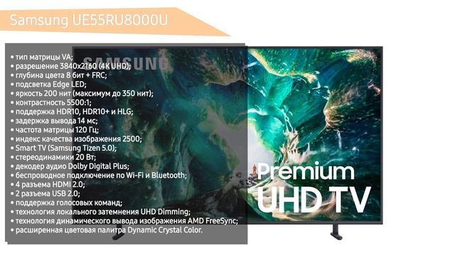 ТОП-8. Лучшие телевизоры Samsung 2019 года! От бюджетных до флагманских! смотреть онлайн