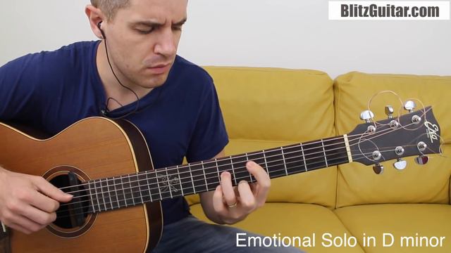 Emotional Solo in D minor. Fingerstyle Guitar Solo. смотреть онлайн
