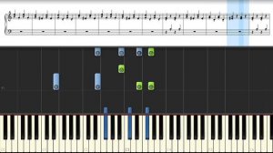 Rammstein - Deutschland - Outro (Sonne) | Piano tutorial